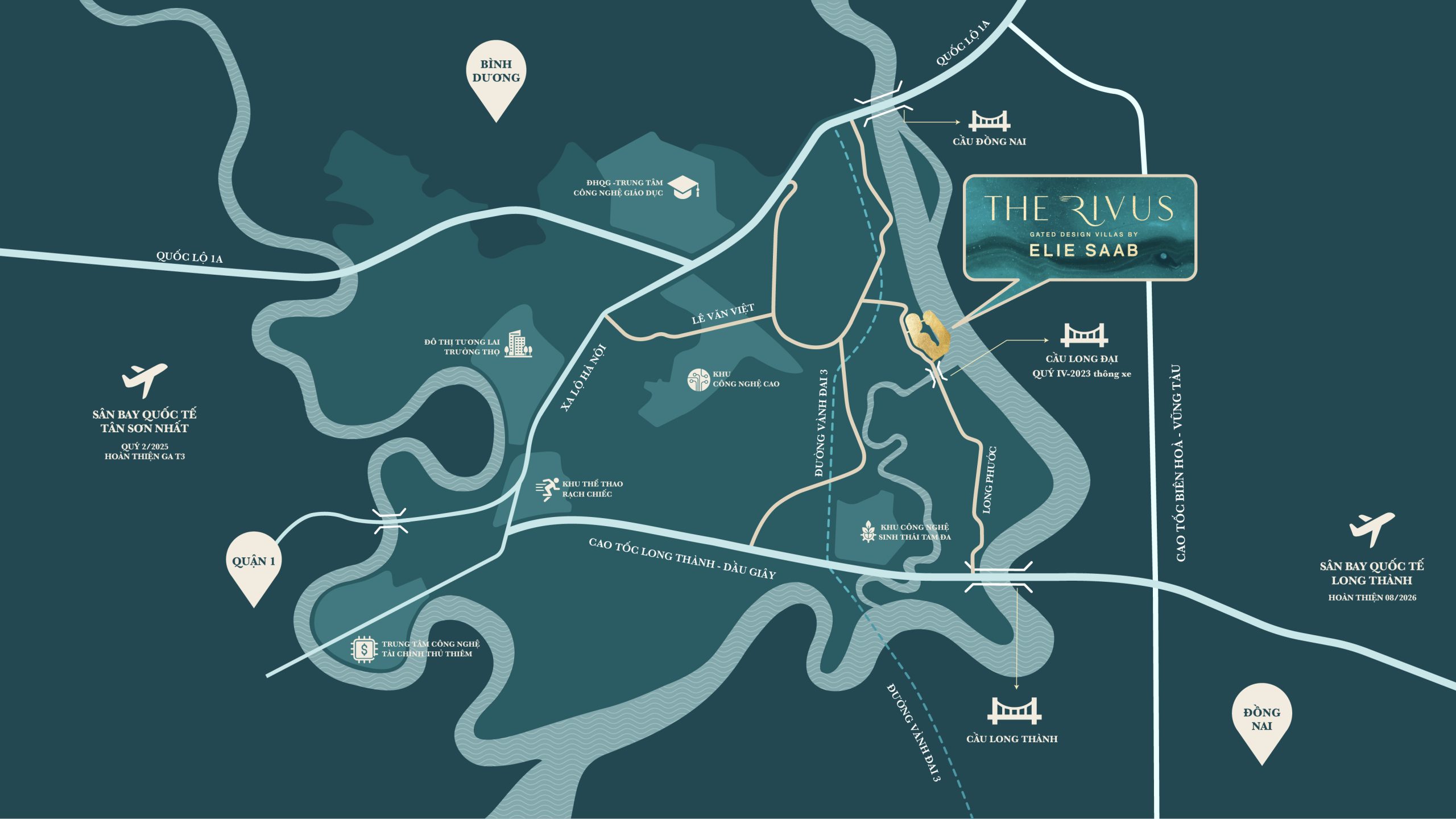 Vị Trí Dinh Thự The Rivus